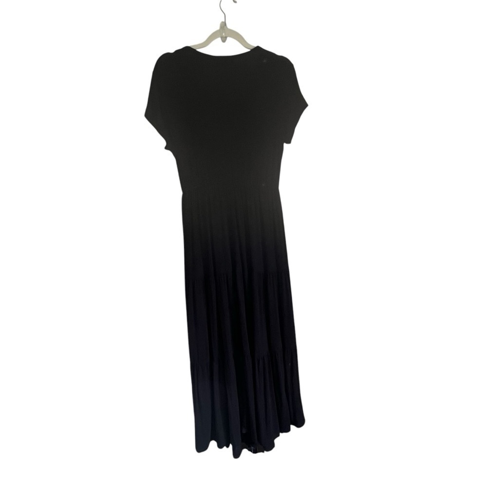 Olivia Rae Tiered Maxi Dress Made in USA Black Size XL - Picture 5 of 10